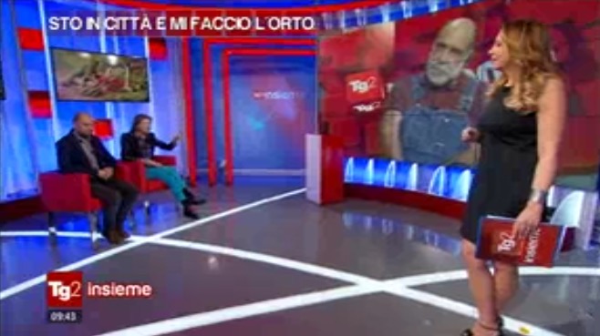 Sara Farnetti - Tg2 Insieme Orto in città