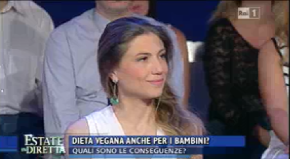 La Vita in Diretta 9.8.16 - dieta vegana