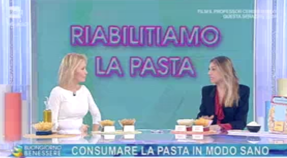 Buongiorno benessere, la pasta